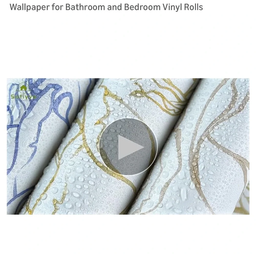 Floral Pink Wallpaper for Bathroom and Bedroom